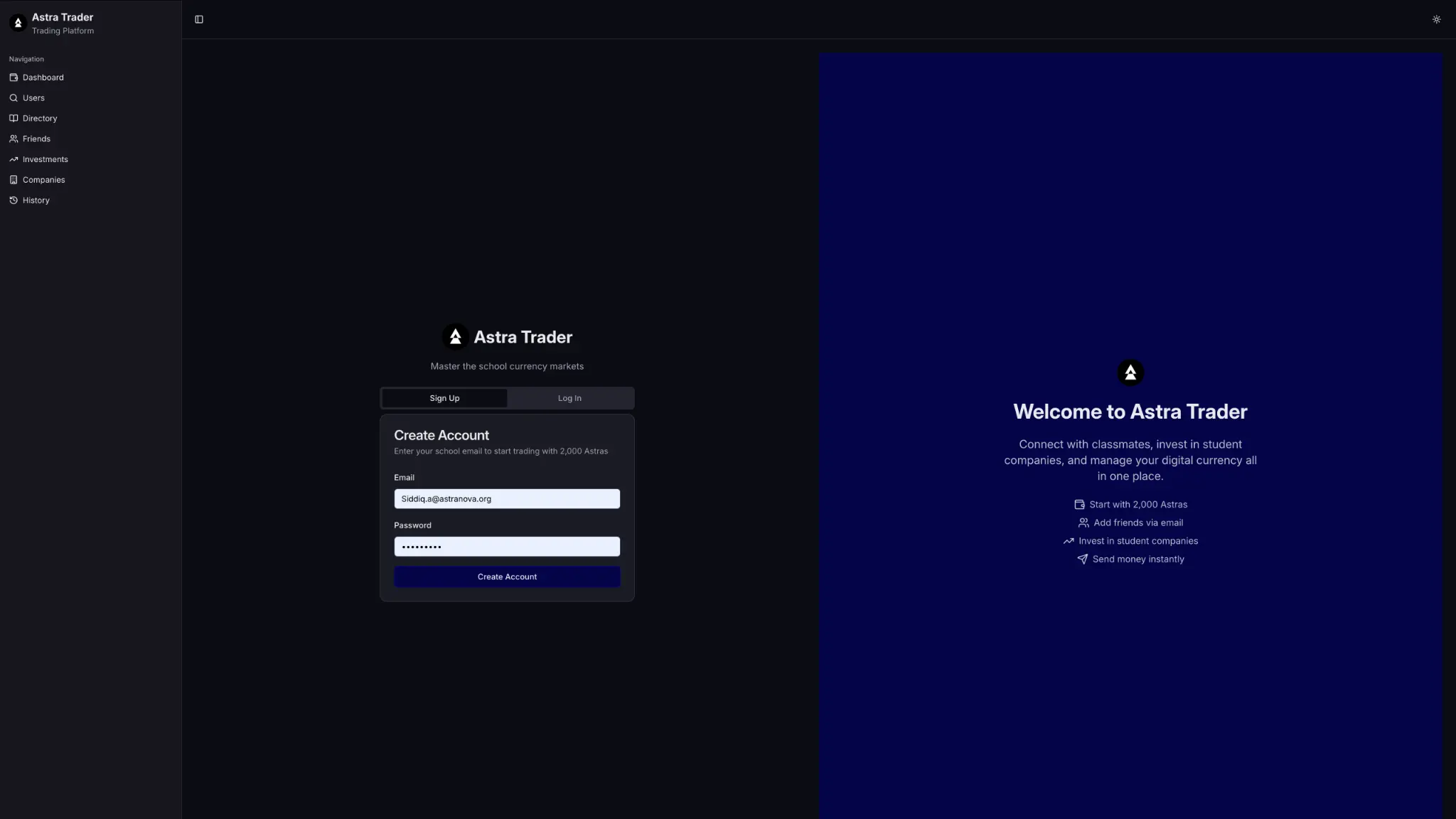 Astra Trader Portfolio